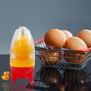 Egg Yolk Shaker Golden Whisk Eggs Spin Mixer Stiring Blender Puller (Red)
