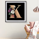 5D DIY Diamond Painting Letter K Full Round Drill Mosaic Picture (B2879) Newly