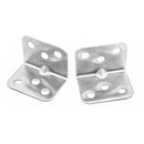 4pcs Stainless Steel Corner Code Right Angle Support Connector Fixing Plate