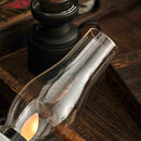 Retro LED Flameless Candle Lights Electronic Tealights Ornament (Black)