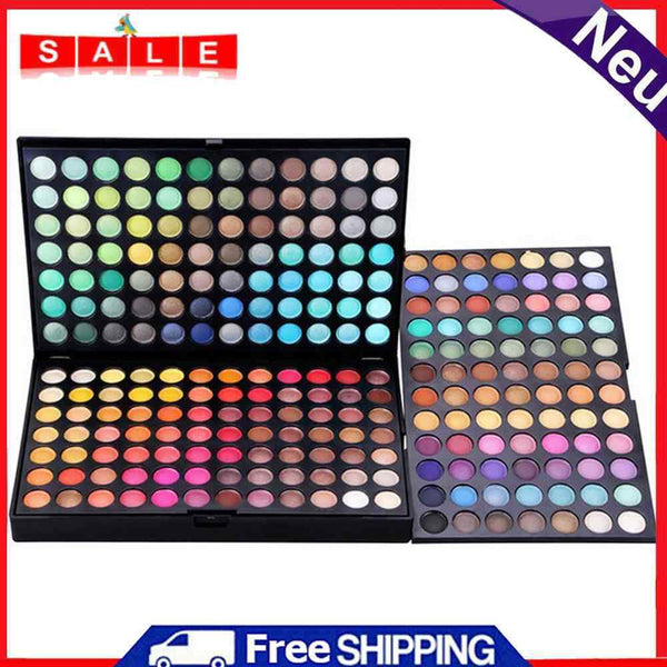 252 Color Eyeshadow Mat Shimmer Palette Blush Mineral Shine Diamond Powder