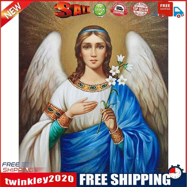 Angel Drawing Frameless DIY Oil Paint by Numbers Canvas Home Decoration Kit