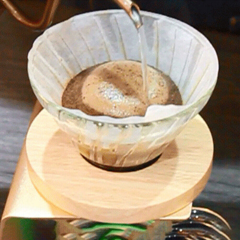 40pcs Dripper Coffee Filters Cone Cups Espresso Coffee Drip Tools Paper Filters