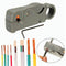 Double Blades Hot Tool Automatic Stripping Pliers Wire Stripper Cable Cutter