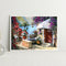 Frameless Oil Paint By Numbers DIY Lake Scenery Picture Craft Kit for Bedroom