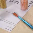 Stainless Steel Cuticle Pusher Double Headed Spoon Nail Tool (Multicolor) Newly