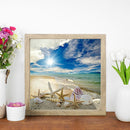 5D DIY Diamond Painting Full Square Drill Beach Starfish Wall Decor Rhinest
