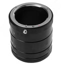 Black Macro Extension Tube for Nikon D7200 D7000 D5500 D5300 D5200 D5100 D3400