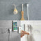 Wall Adhesive Home Bathroom Wall Storage Hook Power Plu Socket HolderA2X7 P4V2