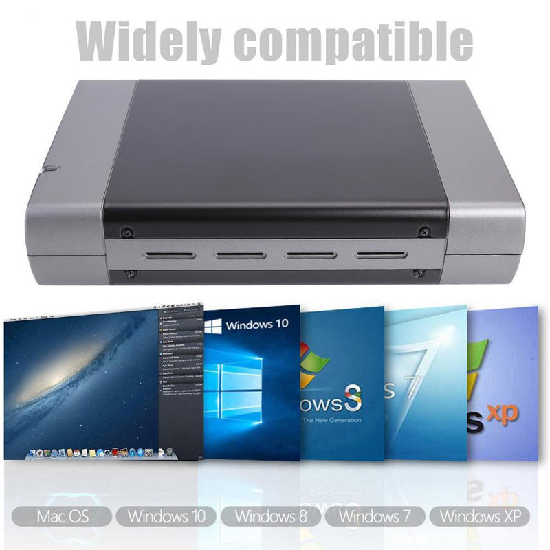 5.25"" 8T External Hard Drive Enclosure USB3.0 to Type-B Adapter for Computer