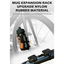 Folding Bike Kettle Holder Rack Adapter Water Bottle Cage Stand Base Fixing Clip