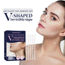 40pcs Invisible Thin Face Stickers Waterproof Facial Line Tighten Chin Patches