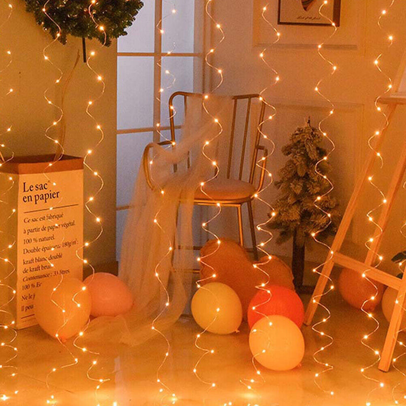 LED Decorative Curtain Lamp USB String Lights for Home Wedding Holiday Lighting
