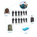 12pcs Zipper Slider for Tent Clothes Sleeping Bag Zip Replacement (Black) Newly
