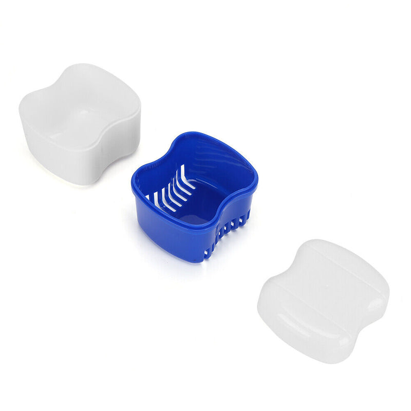 Smooth False Tooth Holder Practical Moistureproof Denture Box False Tooth C