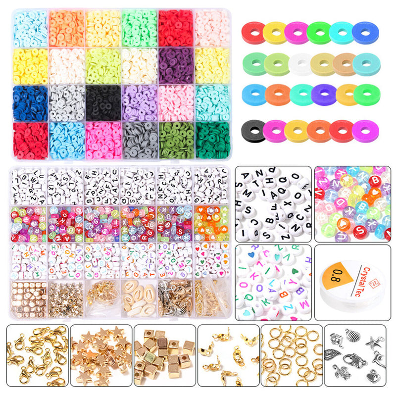 Bracelet Making Beads Kit DIY Jewelry Making Kit for Bracelet Necklace Earr