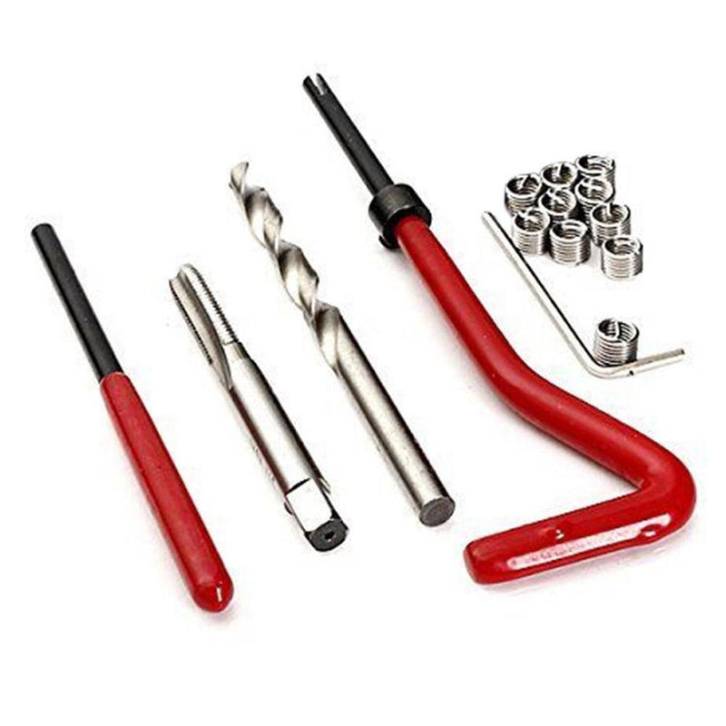 15pcs Helicoil Thread Repair Kit M10 x 1.0 with 10 Wire Thread Inserts