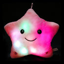 Luminous Pillow Star Cushion Stuffed Plush Colorful Household Night Light T