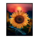 Full Cross Stitch 11CT DIY Sunflower Handmade Stamped Needlework Craft Home Art