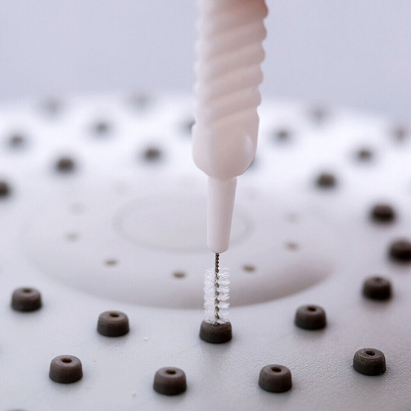 10pcs Anti Clogging Spout Small Brush Bathroom Shower Head Nozzle Cleaning Brush