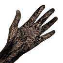Stretchy Lace Gloves Gothic Punk Mittens Christmas Halloween Gloves Fancy Dress