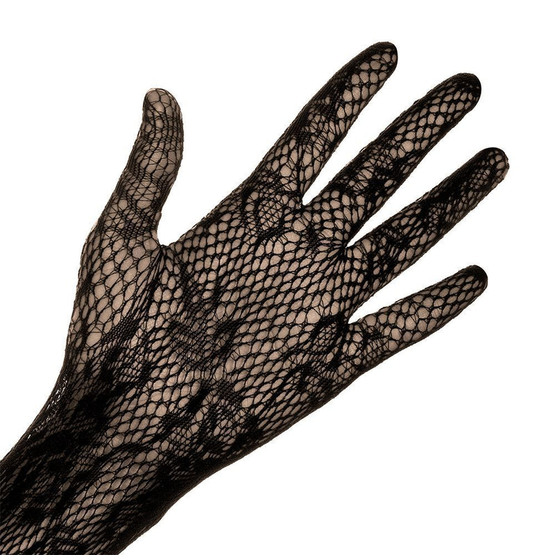 Stretchy Lace Gloves Gothic Punk Mittens Christmas Halloween Gloves Fancy Dress