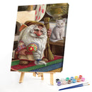 Oil Paint By Numbers Picture DIY Painting Dwarf Old Man Drawing on Canvas
