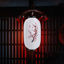 Plum Long Lampion Blossom Sushi Restaurant Hanging Lantern Lamp (White) Newly