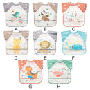 Soft Feeding Waterproof Smocks Eat Toddler Baby Bibs Burp Clothes Animal Smock