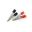 10X Krokodilklemmen Fahrzeugbatterie-Prüfkabel Clips Sonden 32mm Rot+SchwarR LR