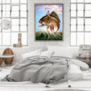 Angler Oil Paint By Numbers Kit DIY Coloring Picture Hand Painted Wall Art Cr