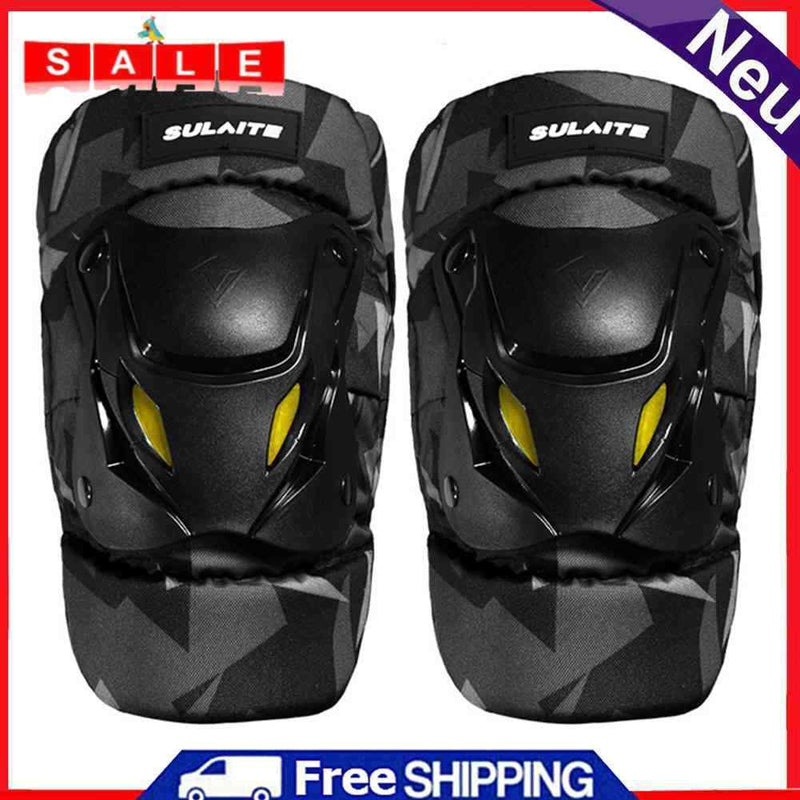 SULAITE Windproof Motorcycle Elbow Knee Pad Motocross Protective Gear Camo