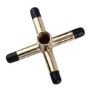 Metal Bridge Head Billiards Snooker Pool Cue Rest Stick Frame Rack(Cross)