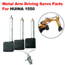 Upgrade Metal Arm Servo Drive Part for huina 1550 1:14 RC Excavator Accessories 3pcs