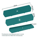Silicone Faucet Absorbent Draining Mat Splash Guard Water Catcher (Green) Newly