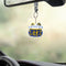 Cross Stitch Key Chain Fortune Cat Embroidery Bead Bag Pendant Handwork (B)