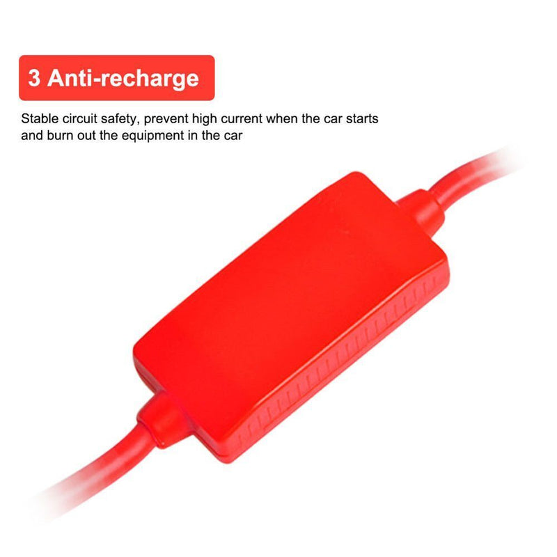 Battery Jumper Starting Power Cable Alligator Clamps with EC5 Booster Connector