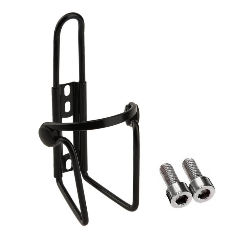 Bicycle Aluminum Kettle Stand Mountain Bike Water Beverage Bracket (Black)