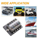 Light for Truck Block Fuse Box Car Accessory Blade Fuse Holder Plastic Cover