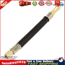 140mm Flexible Hose Car Wheel Valve Stem Tire Valve Extension w/ Steel Cap Newly