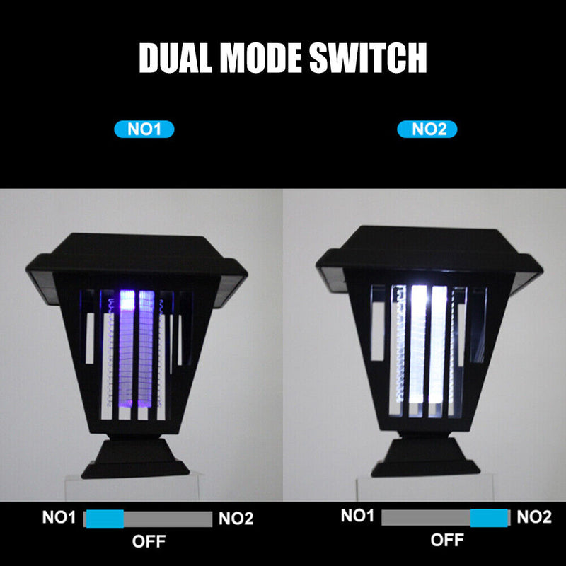 LED Solar Mosquito Killer Lamp Outdoor Waterproof Lawn Stake Night Lights Newly