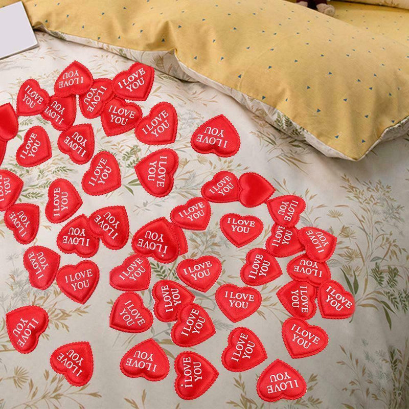 Heart Shape Wedding Room Decorations Sponge Petals Day Rose Petals P9G7