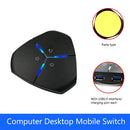 TEUCER 1.6m Waterproof Desktop Computer PC Case Power Supply Reset Button Switch