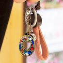 DIY Key Chain Diamond Painting Letters Women Bag Keyring Pendant Gift (O) Newly