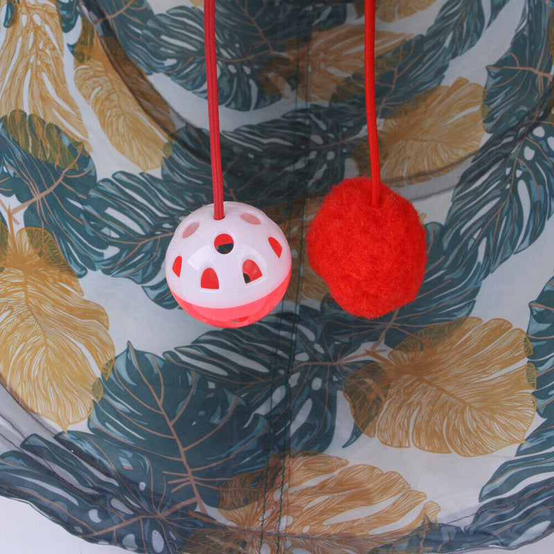 Pet Cat Tunnel Toys Foldable Kitten Training Interactive Fun Rabbit Play Tunn