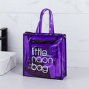 PVC Transparent Handbag Tote Clear Large Capacity Waterproof Summer Beach Clutch