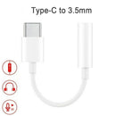 Jack Splitter Earphone Cable Adapter USB-C Male Type C USB to 3.5mm Converter
