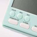 Digital Kitchen Timer Cooking Count Up Countdown Alarm Sleep Clock (Green)