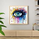 Partial Embroidery Kits Eyes 11CT Stamped 3 Strands Needlework Home Decoration