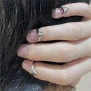 for Women Men Adjustable Jewelry Gift Simple Personality Statement Party Ring